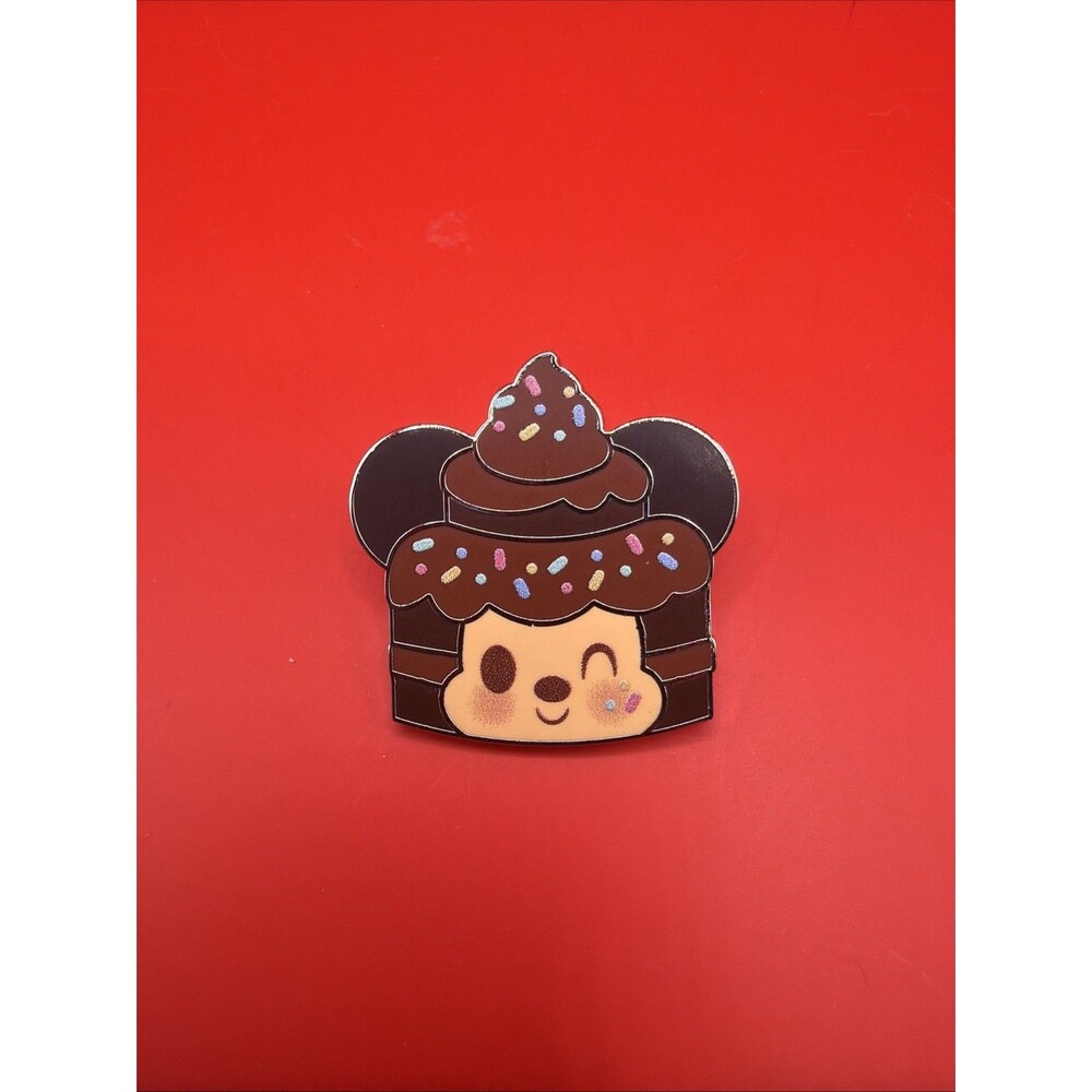 Disney Parks Mickey Mouse Chocolate Cake Munchling Pin Series 4 Munchlings